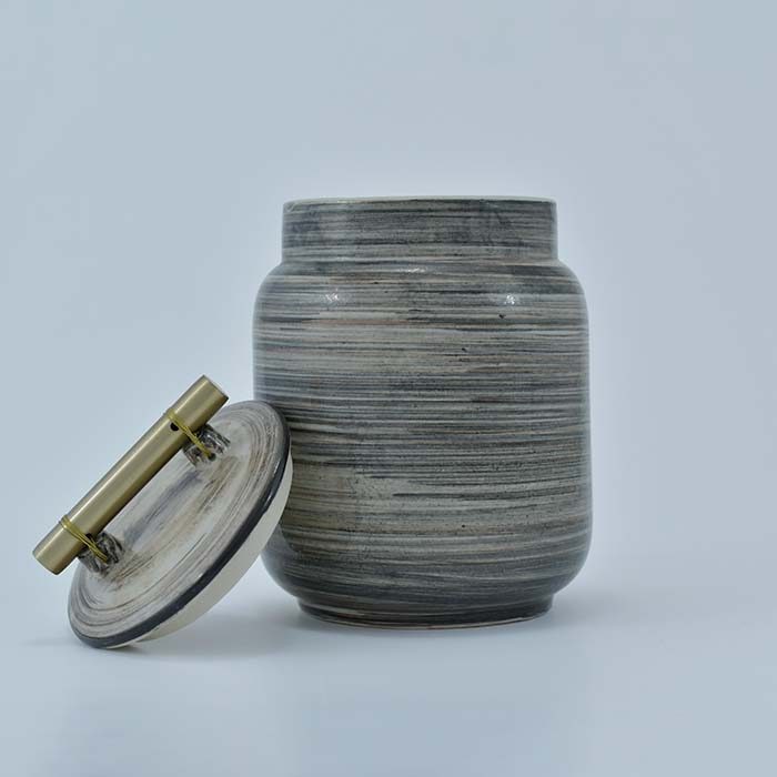 AART Handmade Terracotta Storage Jar (Tall) Cream - photo 2