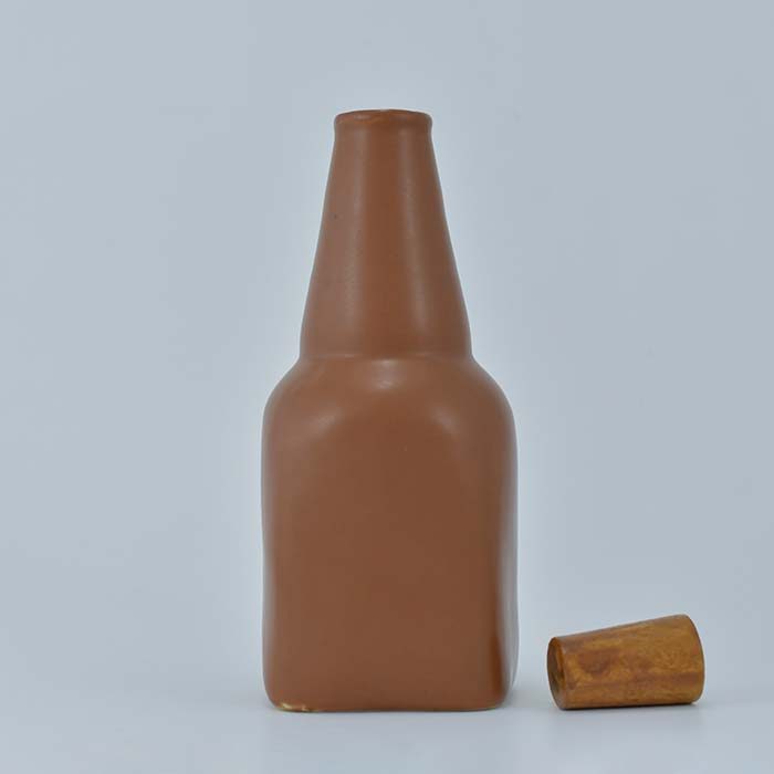 AART Handmade Terracotta Bottle with Wooden cap - photo 2