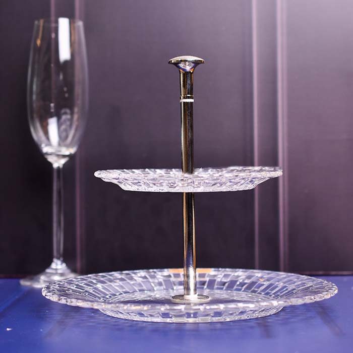 Cake stand double layer Crystal - photo 2