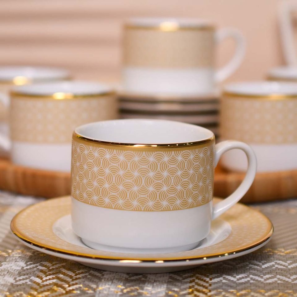 DANKOTUWA Shamari cup and saucer | Set of 6 - photo 1