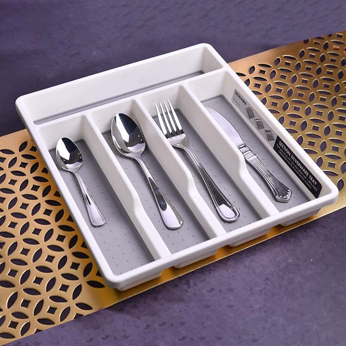 BPA Free sectioned Cutlery tray ( 11.25 X 12.75 X 1.75 INCH ) - photo 1