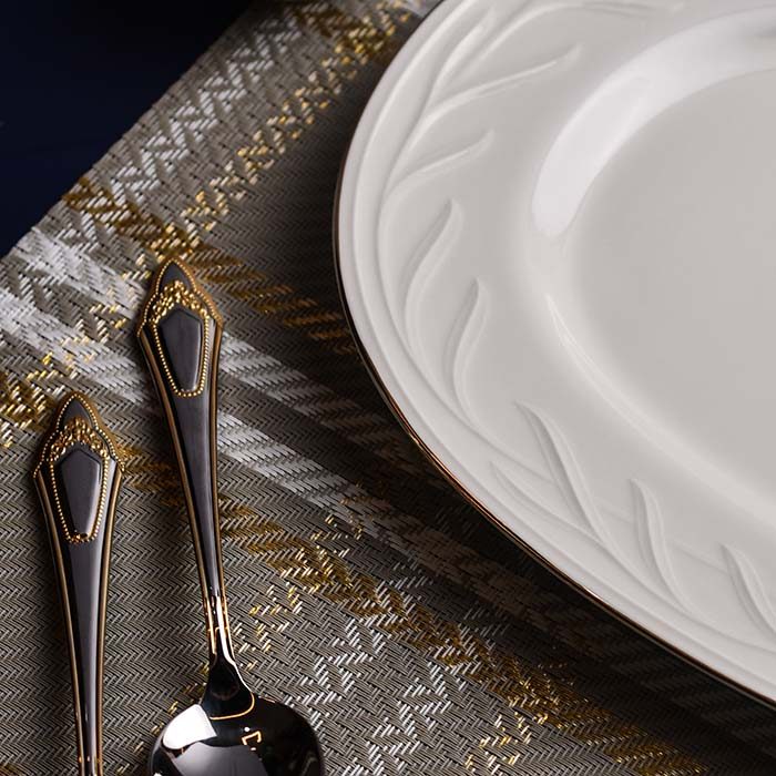 QUALITIER Oval platter with Gold line - photo 3