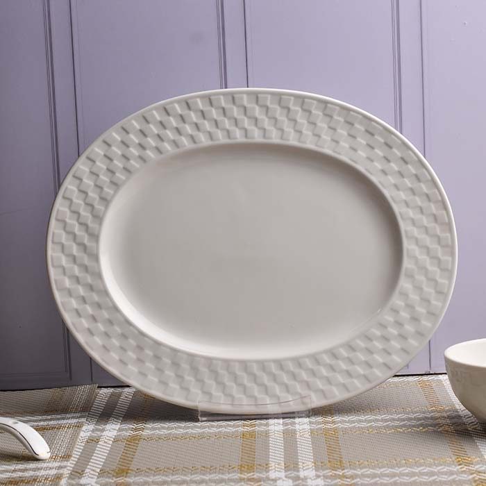 QUALITIER Oval platter Cheque design - photo 2