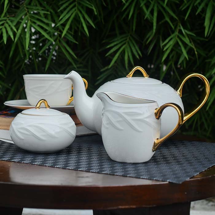QUALITIER Creamer White with Gold handle - photo 2