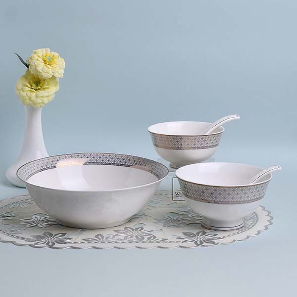 GLANCE Premium dinner set of 60 PC Bone china Grey England desig - photo 4