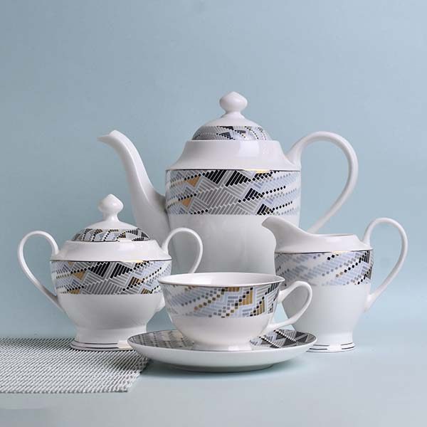 GLANCE Premium dinner set of 60 PC Bone china Blue England desig - photo 2