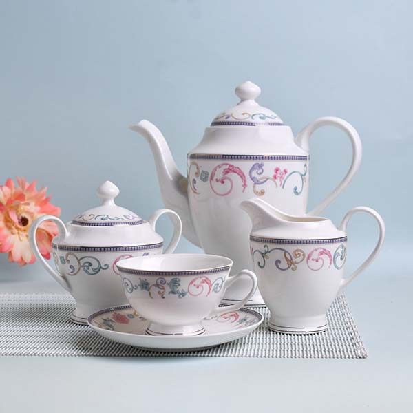 GLANCE Premium dinner set of 60 PC Bone china Floral England des - photo 2