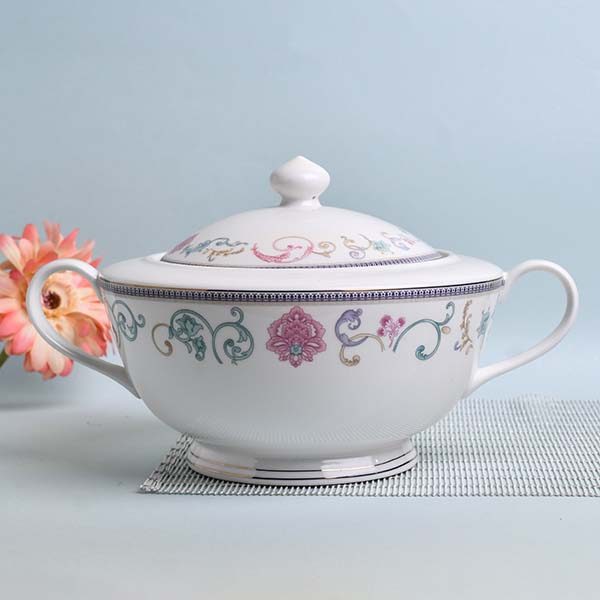 GLANCE Premium dinner set of 60 PC Bone china Floral England des - photo 3