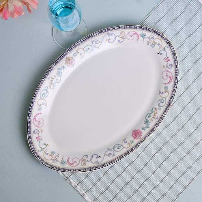 GLANCE Premium dinner set of 60 PC Bone china Floral England des - photo 7