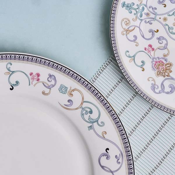 GLANCE Premium dinner set of 60 PC Bone china Floral England des - photo 8