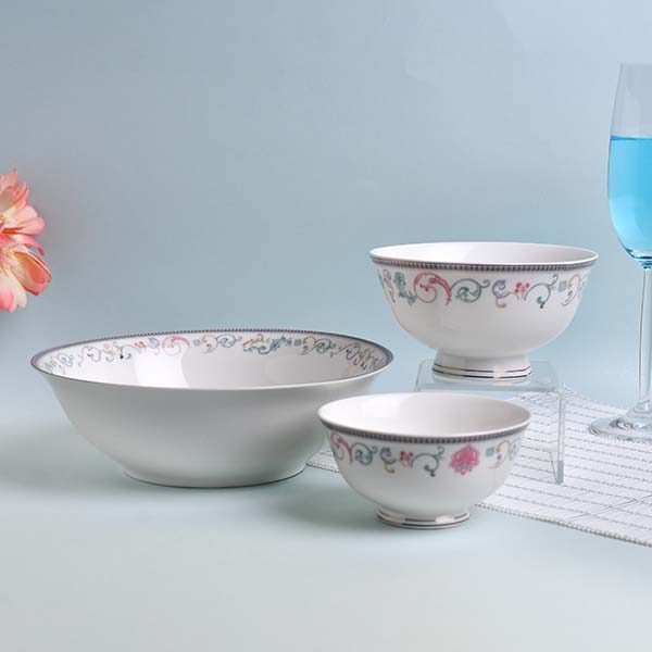 GLANCE Premium dinner set of 60 PC Bone china Floral England des - photo 9