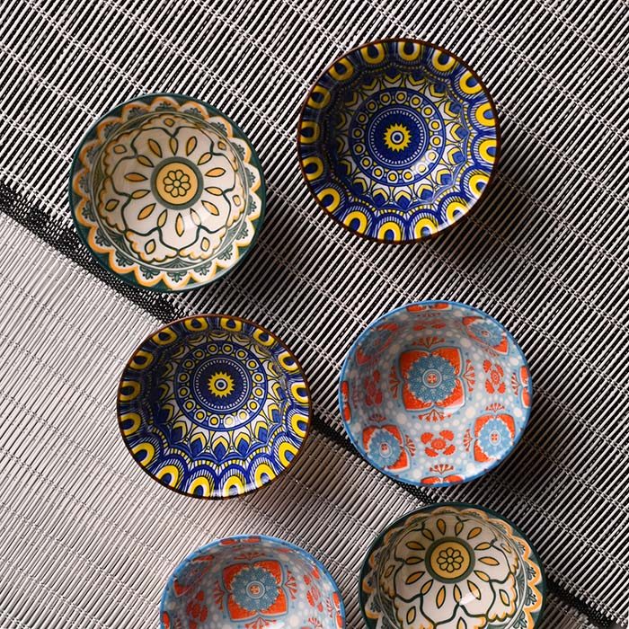 CERAMIC Designer bowls small set of 6 deep bowl - photo 2