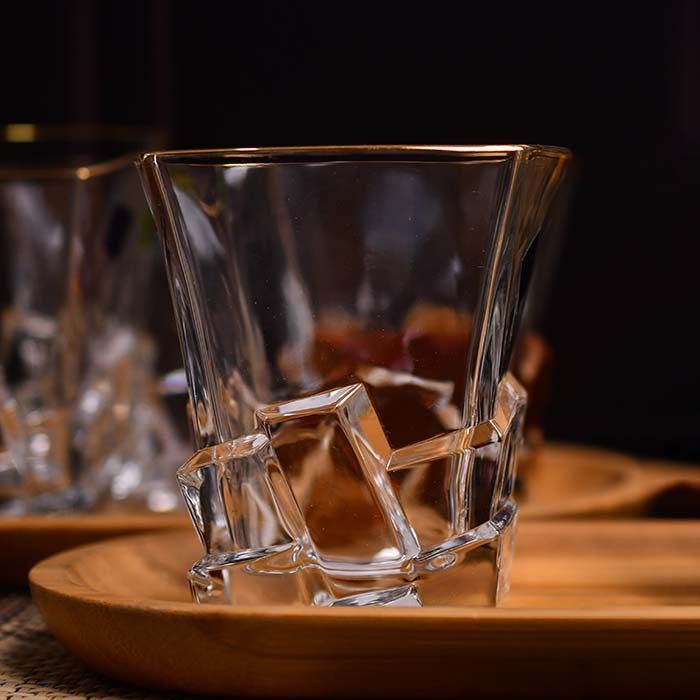 Whisky Glass crystal gold line 350 ML - photo 3