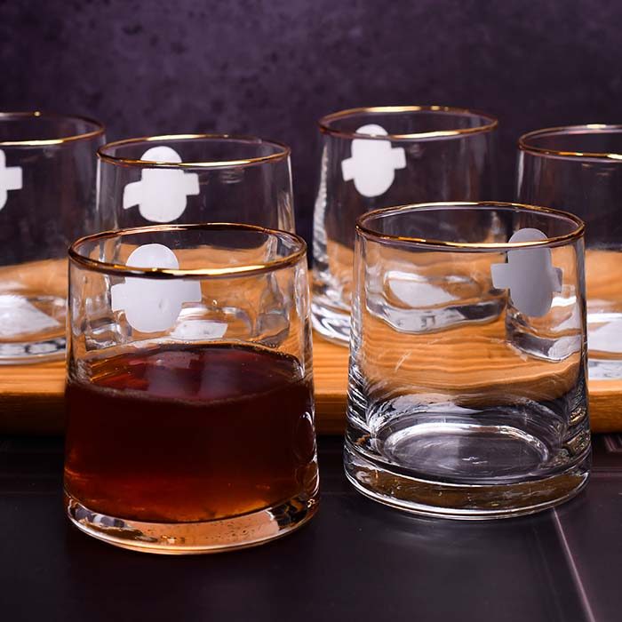 Whisky Glass Gold line 270 ML - photo 2