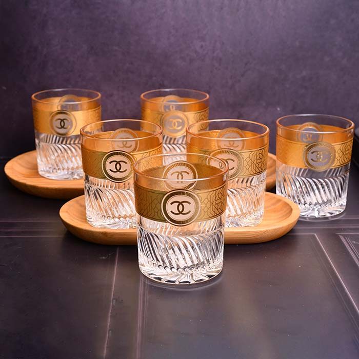 Whisky Glass with Gold decal 390 ML - photo 2