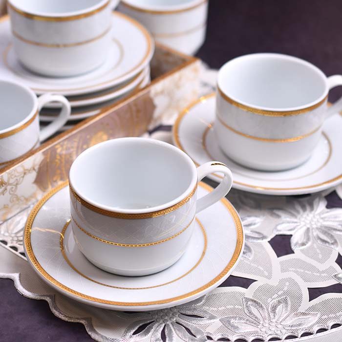 DANKOTUWA Agat | 24K Gold Lined Cup and Saucer | Luxury Porcelai - photo 2