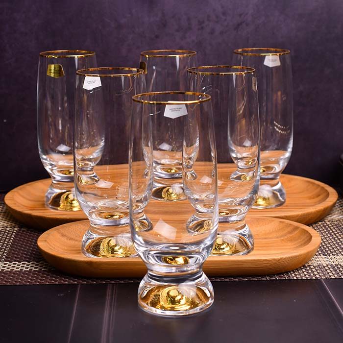 Water glass Gina Gold lined 350 ML - photo 2