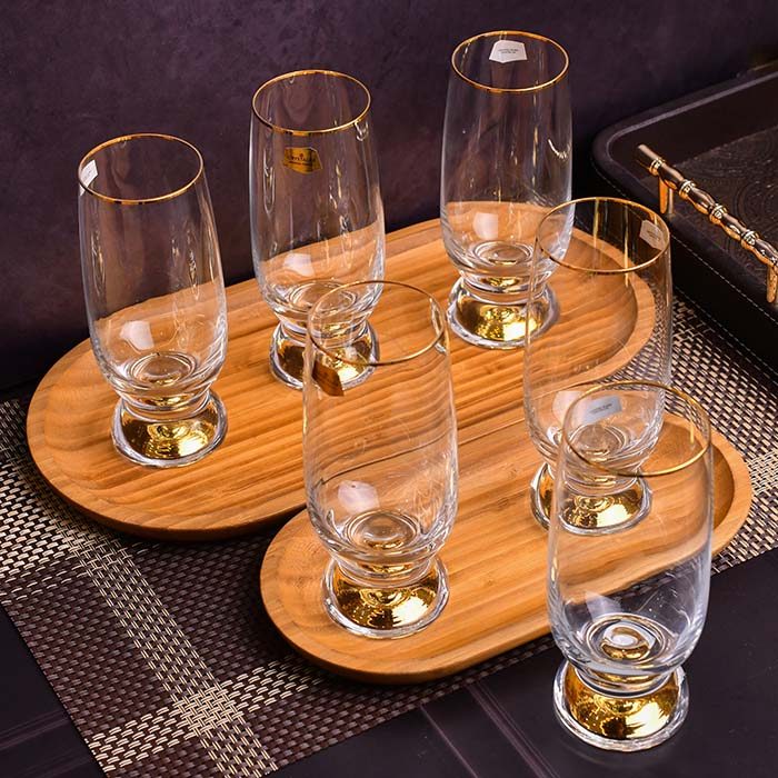 Water glass Gina Gold lined 350 ML - photo 3