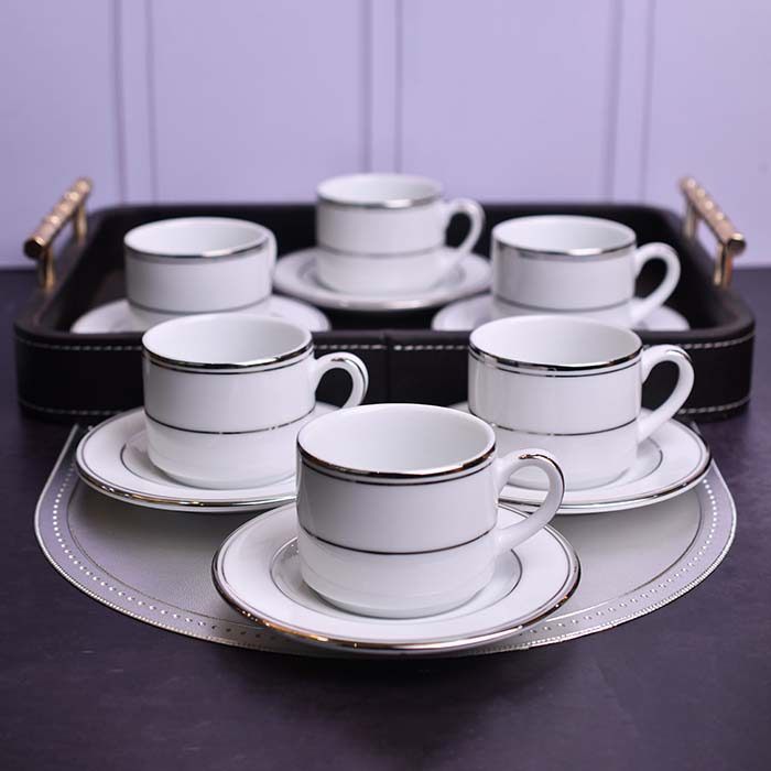 Dankotuwa Cup and saucer Infinity Platinum - photo 2