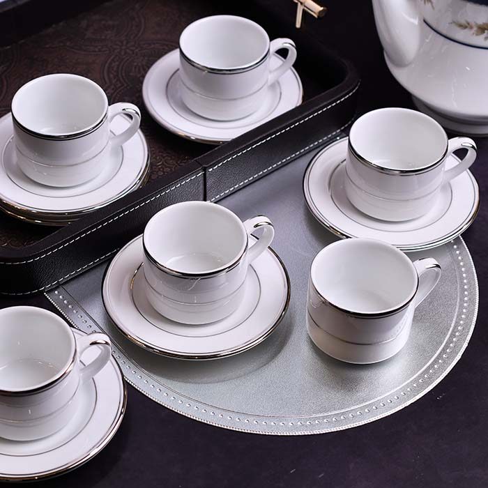 Dankotuwa Cup and saucer Infinity Platinum - photo 3