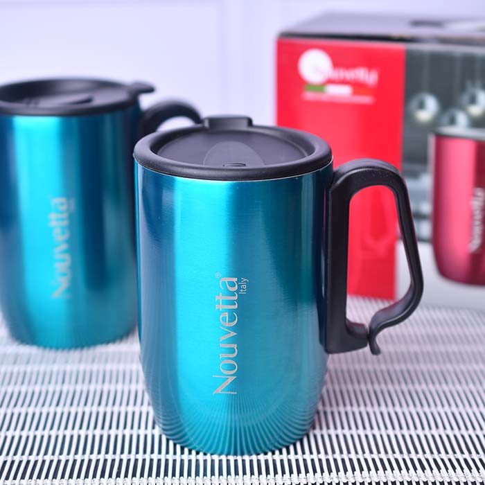 Double wall Stainless steel Travel Mug 350 ML Blue - photo 4