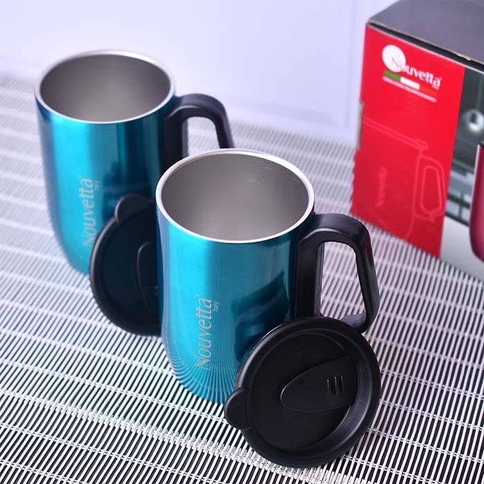 Double wall Stainless steel Travel Mug 350 ML Blue - photo 3