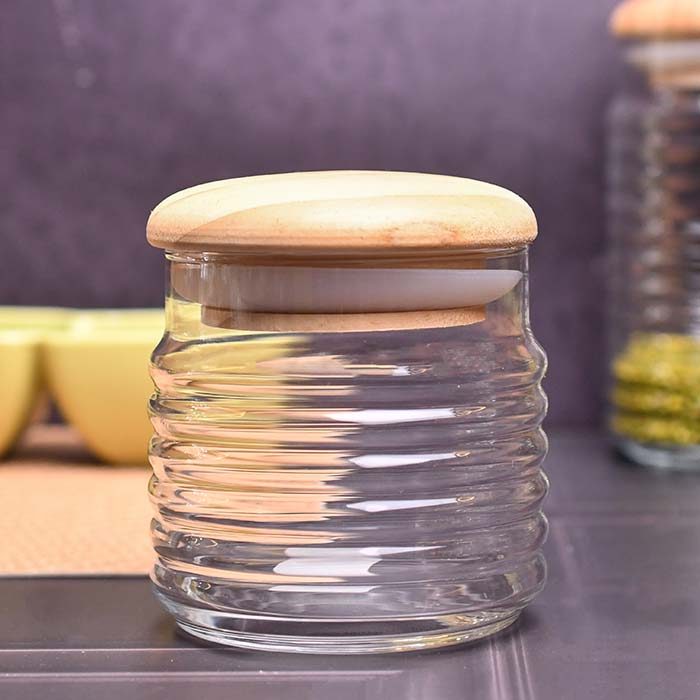 PASABAHCE Wooden lid babylon jar 630 CC - photo 1