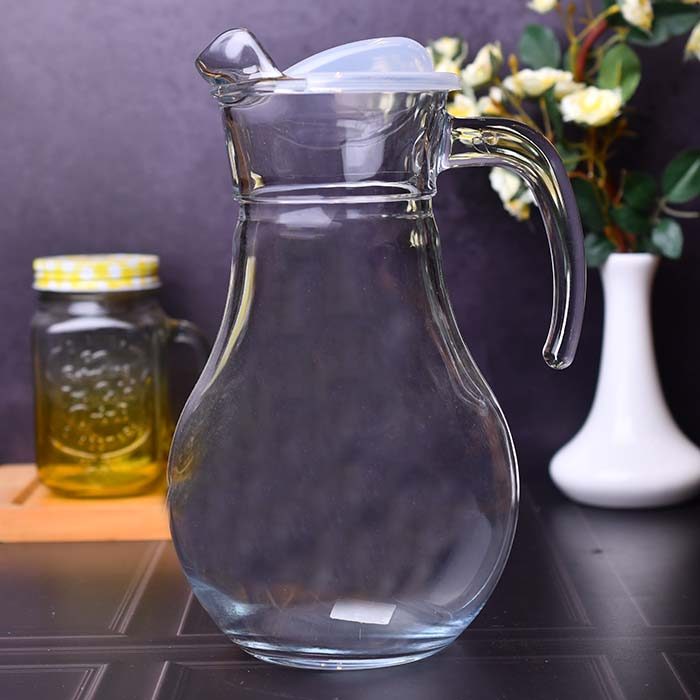 PASABAHCE Water jug Glass with White lid (PB108282) - photo 3