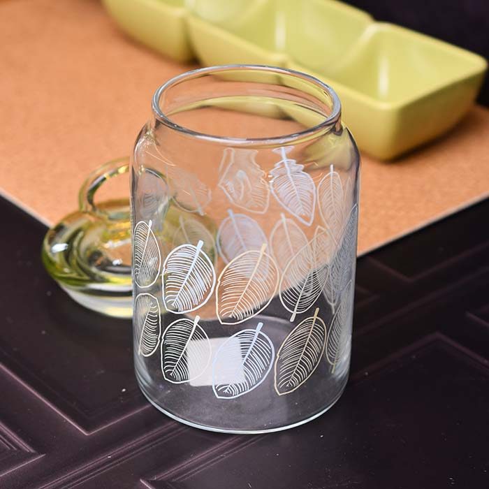 PASABAHCE Leaves Kitchen jar Green 860 CC - photo 2
