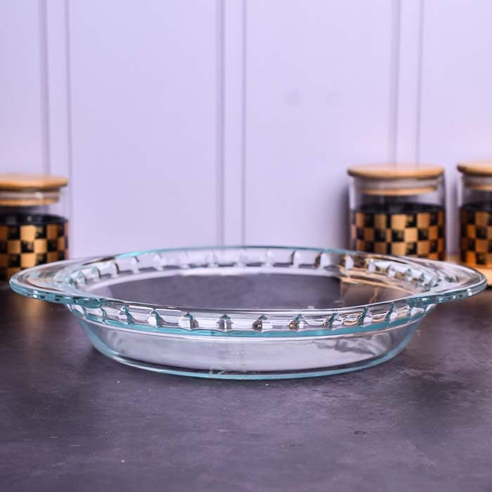 PYREX Glass baking dish 9.5 INCH 24  CM Round base - photo 1