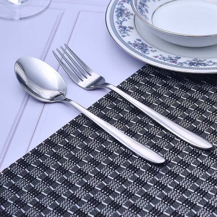 RAINBERG Steel plain Spoon set (6 dinner spoon 6 dinner fork ) - photo 2