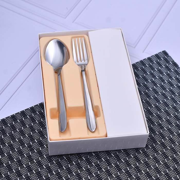 RAINBERG Steel plain Spoon set (6 dinner spoon 6 dinner fork ) - photo 1