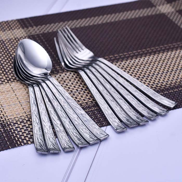RAINBERG Steel Spoon set (6 dinner spoon 6 dinner fork ) - photo 4