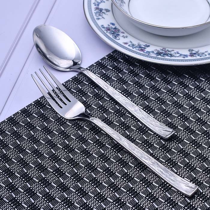 RAINBERG Steel Spoon set (6 dinner spoon 6 dinner fork ) - photo 2