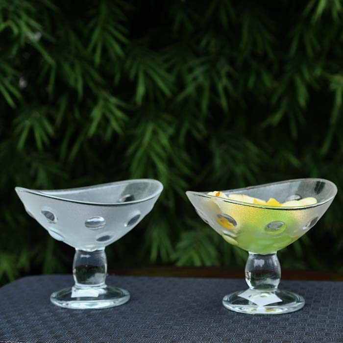 DUNE COPPA ITALY  Ice cream bowl Frosted with small bubble desig - photo 2