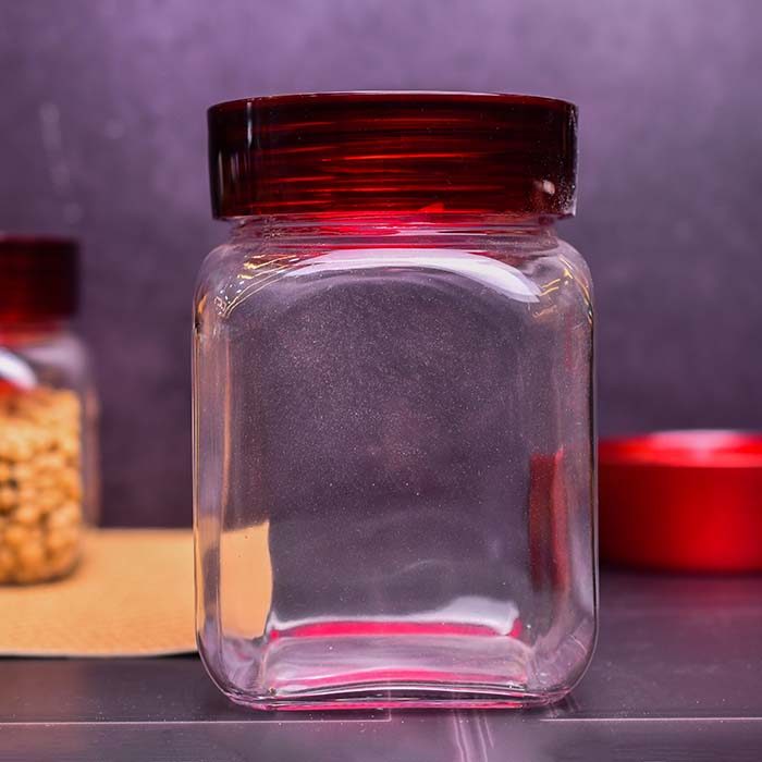 SOOGO Premium glassware Square jar (1200 ml) - photo 2