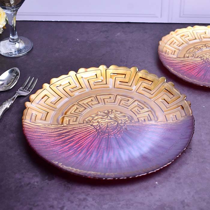 Plate set Red and Yellow set of 7 - photo 1
