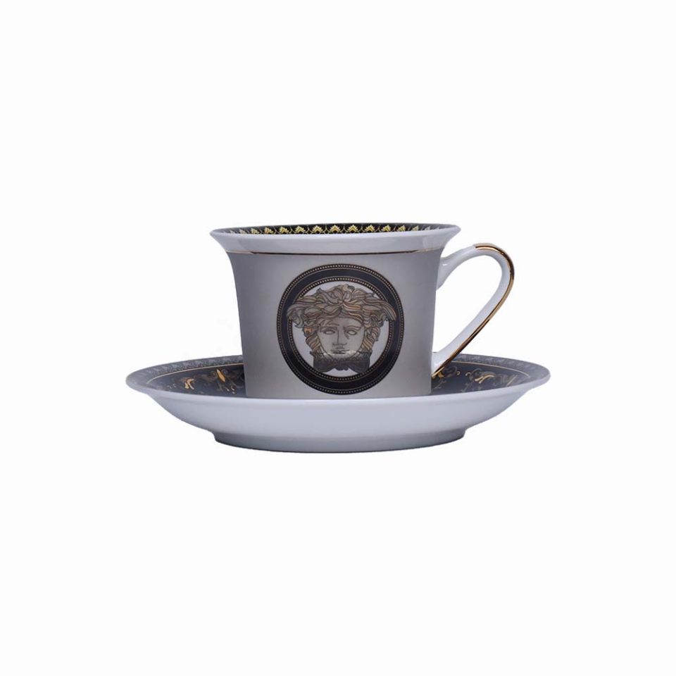 Cup and saucer Luxury Grey+Black+Gold - photo 4