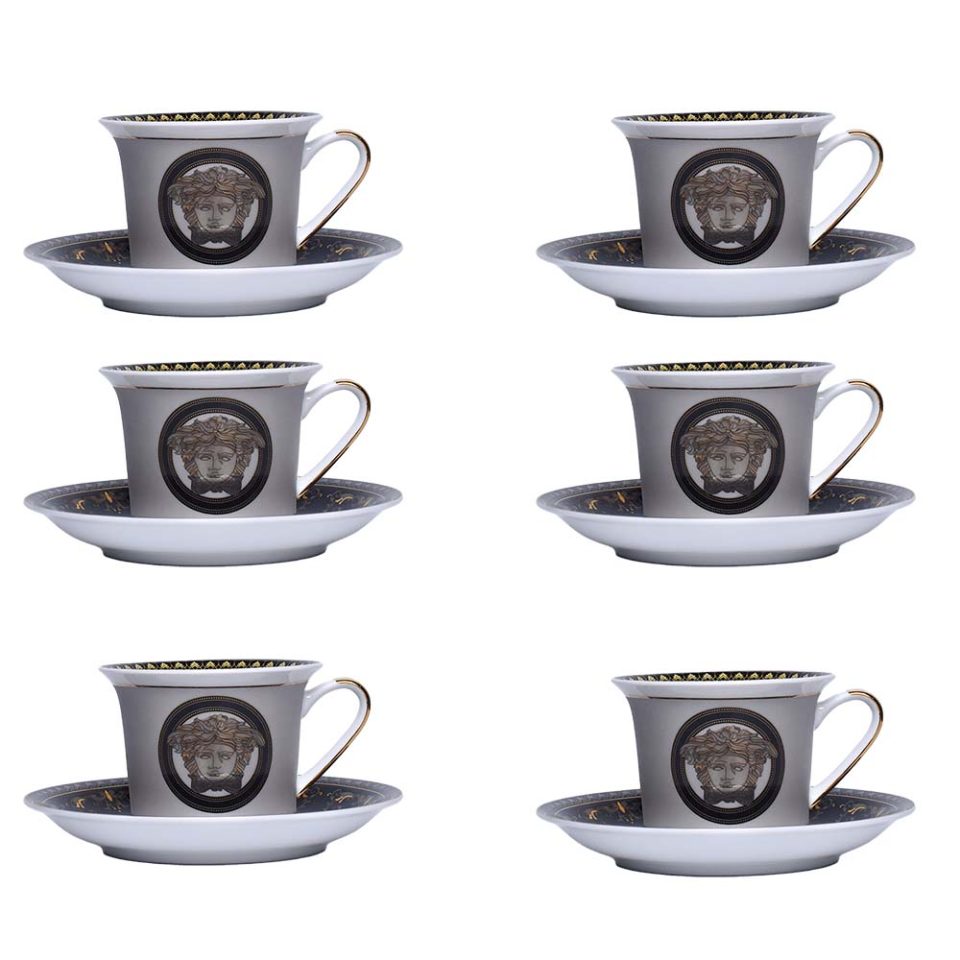 Cup and saucer Luxury Grey+Black+Gold - photo 5