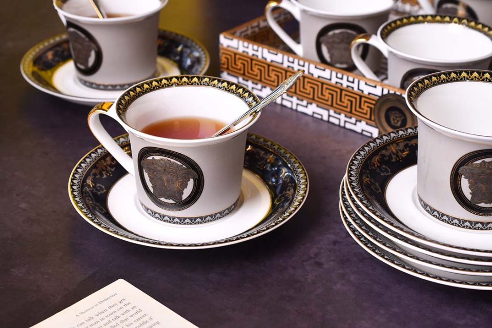 Cup and saucer Luxury Grey+Black+Gold - photo 2