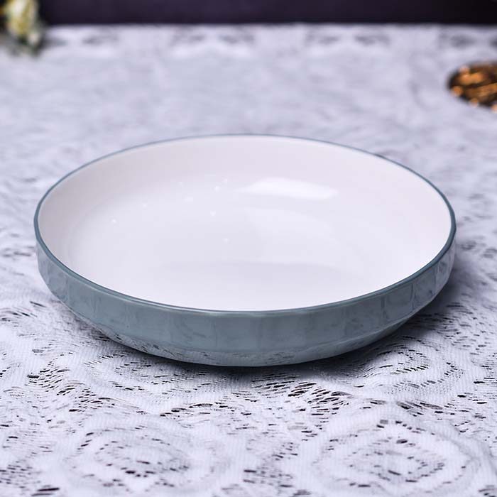 Ying Gui Round plate | Light teal color | (medium) - photo 1