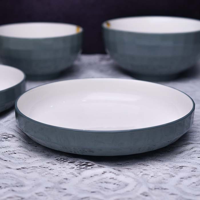Ying Gui Round plate | Light teal color | (medium) - photo 3