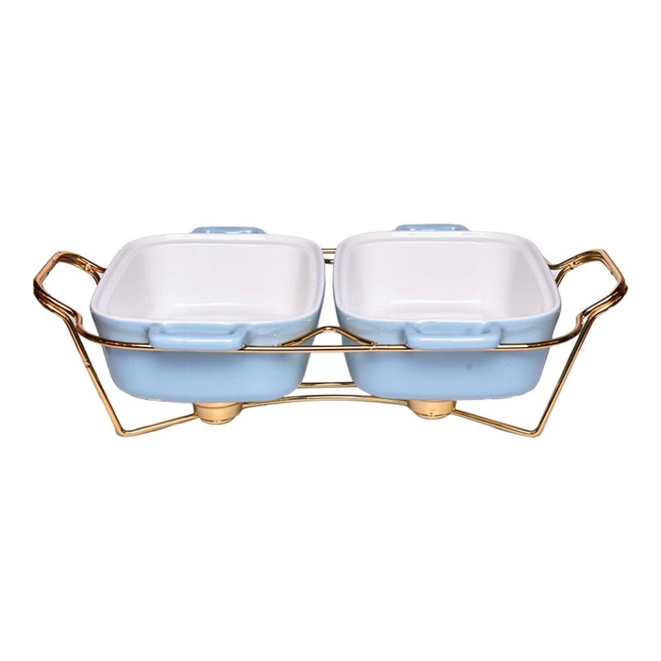 Food warmer Twin Rectangle Blue 1.5 LITRE - photo 3