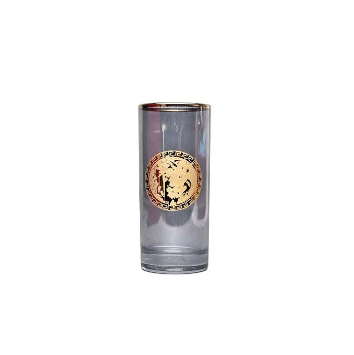 PREMIUM BRAND | Long drink Black Tinted Glass | Gold lined | Set - photo 4