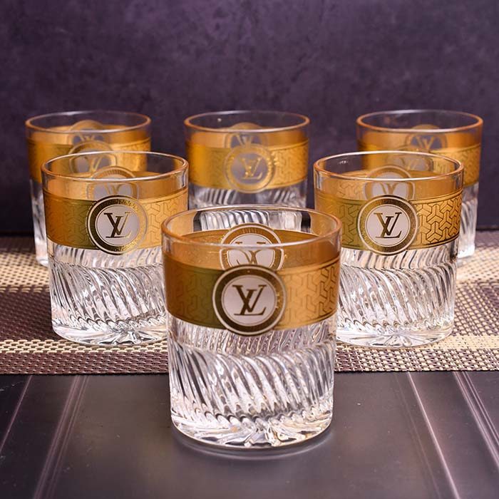 Whisky Glass Gold pattern 390 ML - photo 2