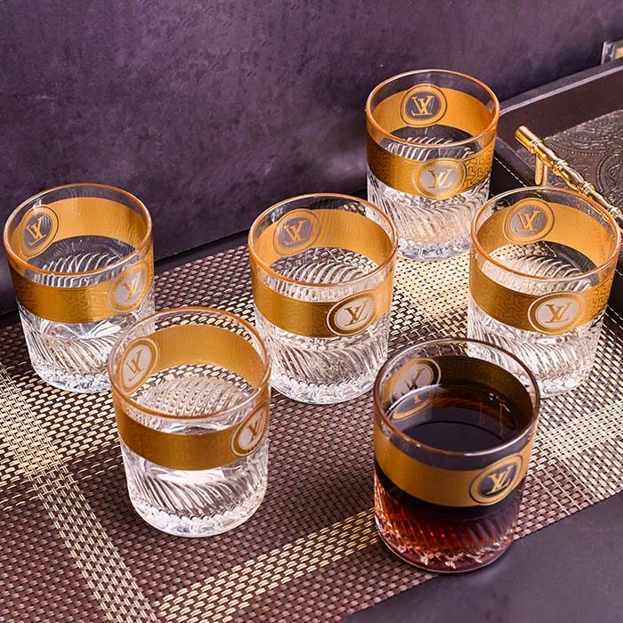 Whisky Glass Gold pattern 390 ML - photo 3