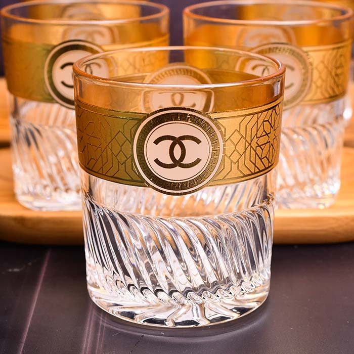 Whisky Glass with Gold decal 390 ML - photo 1