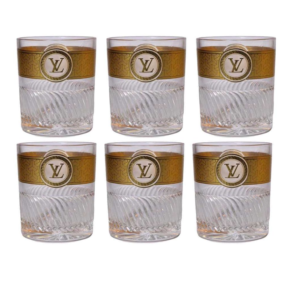 Whisky Glass Gold pattern 390 ML - photo 5