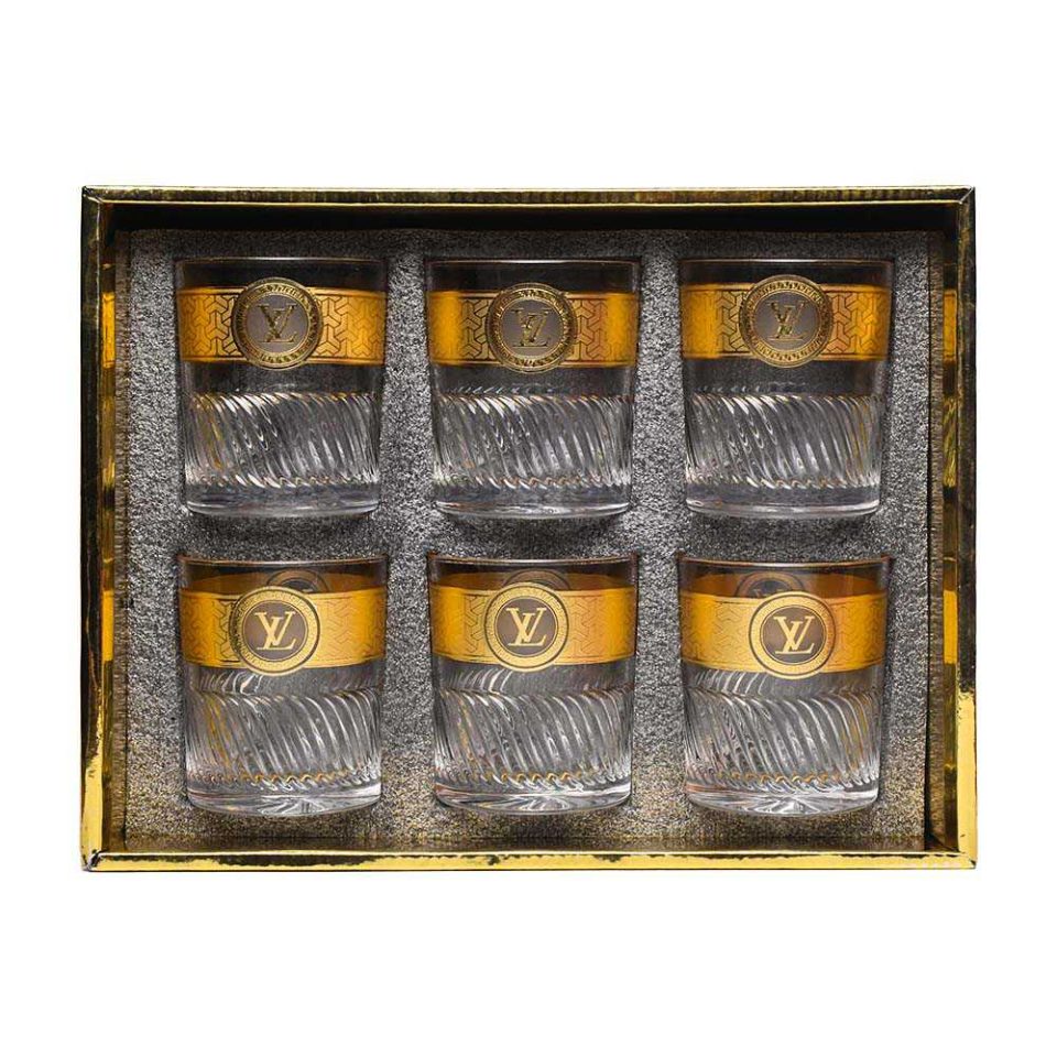 Whisky Glass Gold pattern 390 ML - photo 6
