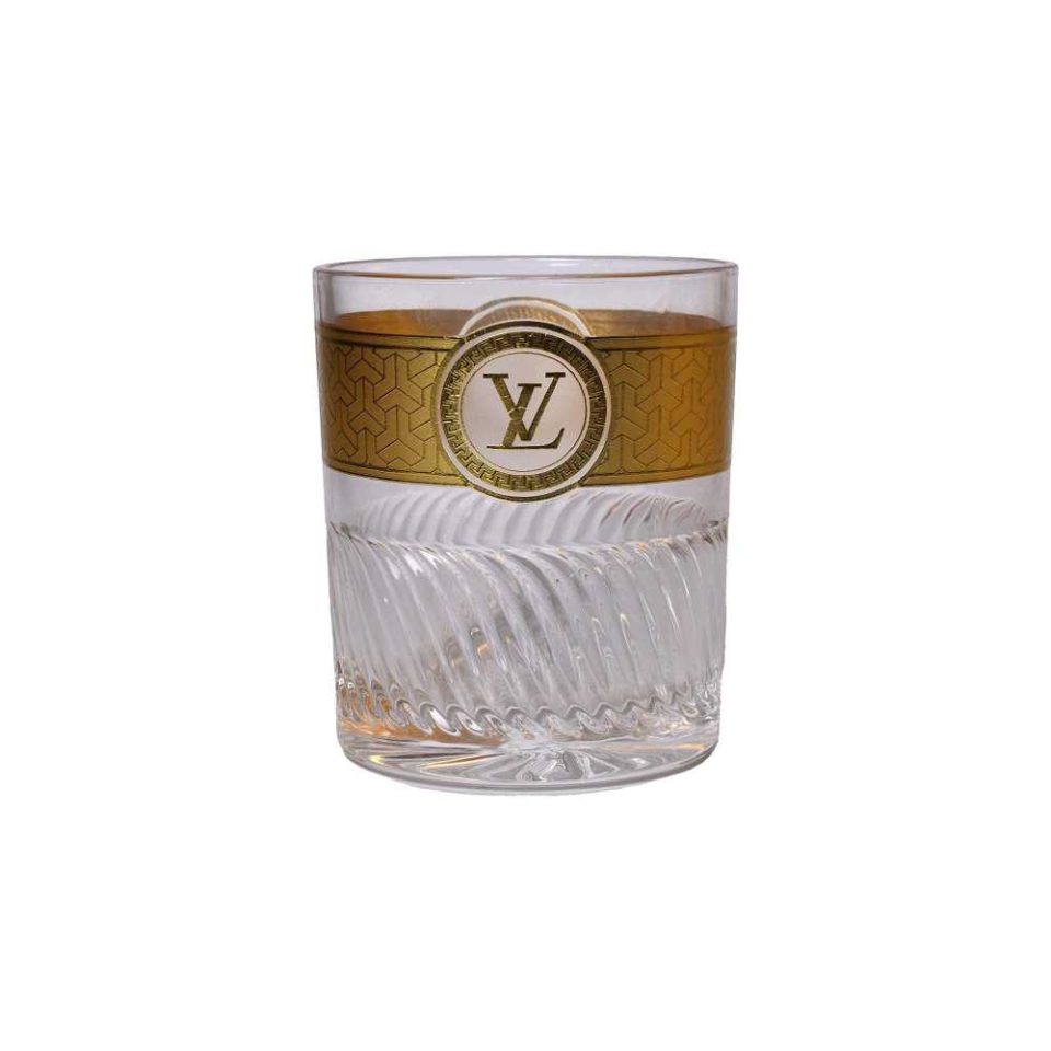 Whisky Glass Gold pattern 390 ML - photo 4